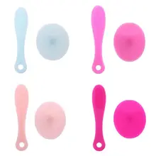 Массажная для лица отшелушивающая Чистка щеткой машина силиконовые средства для очищения лица Инструменты 2 шт