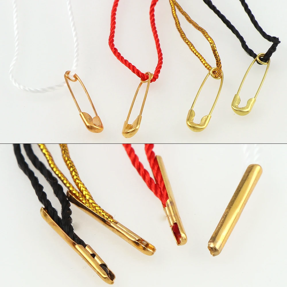 100Pcs Metal Pins Buckle Clothes Tag Rope Cords Hanging Tablet For Garment Bag Tags Cards DIY Clothing Accessories,clothing labels,garment labels