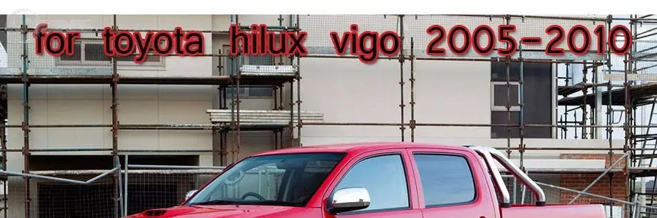 ABS хромированные задние фонари крышки полоски Накладка для Toyota Hilux Vigo 2005 2006 2007 2008 2009 2010