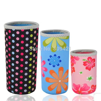 

WholeSale 100pcs/lot Thermal Insulation Kid Bottle Bag Neoprene cup sleeve cup 500ml/430ml/310ml Free Shipment