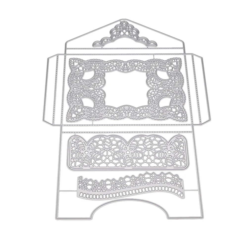 

DIY Carbon Steel Gift Box Card Cutting Dies Handmade Molding Cutting Decoration Scrapbook Craft DAG-ship