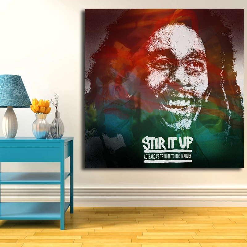 Us 5 64 6 Off Reggae Bob Marley Stir It Up Wallpaper Art Canvas Poster Painting Wall Picture Print Modern Home Bedroom Decoration Accessories In