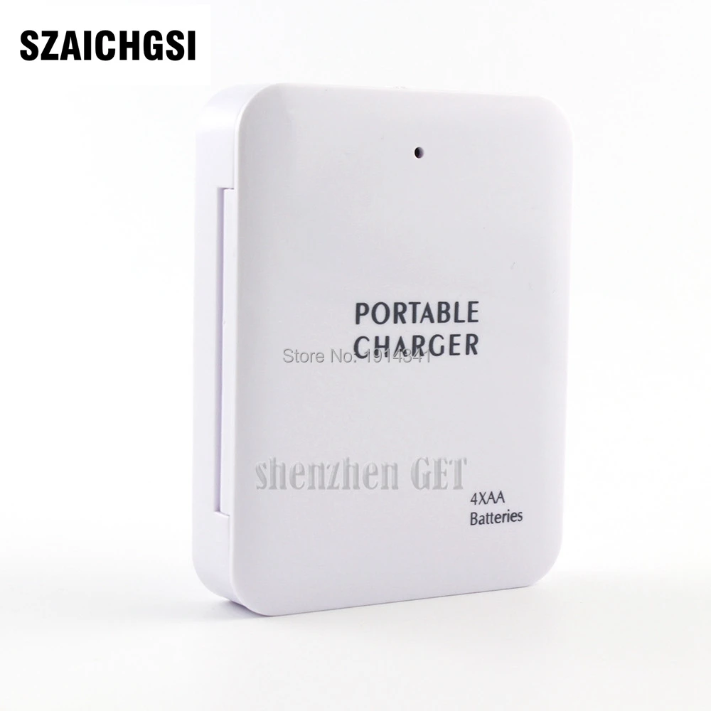 

SZAICHGSI Powerbank Portable 4X AA Battery Travel Emergency USB Power Bank Charger for Mobile Phone Wholesale 300pcs/lot
