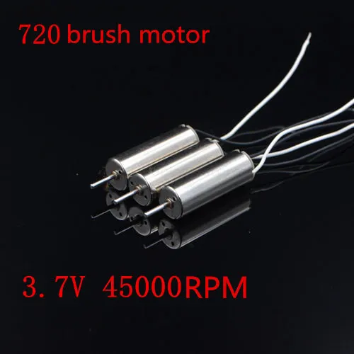 RED Hawk 3.7V 7mm mini drone motor brush Coreless Motors x 4 pcs 720 716 714 for DIY FPV micro