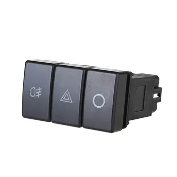 

THREE TYPES Control Switch for Heavy Duty Truck(LED Fog Light Switch Button + LED Alarm Switch Button + LED Power Switch Button)