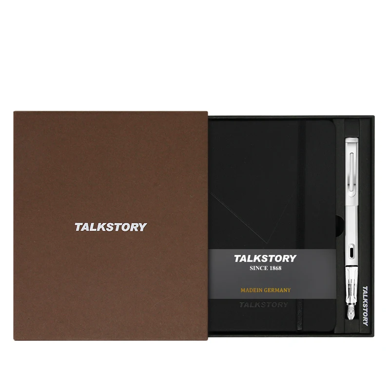 

Fountain Pen Notebook Gift Box Luxury Elegant Gift Set for Student 0.5mm Fine Nib Ink Pens for Writing School Office Supplies