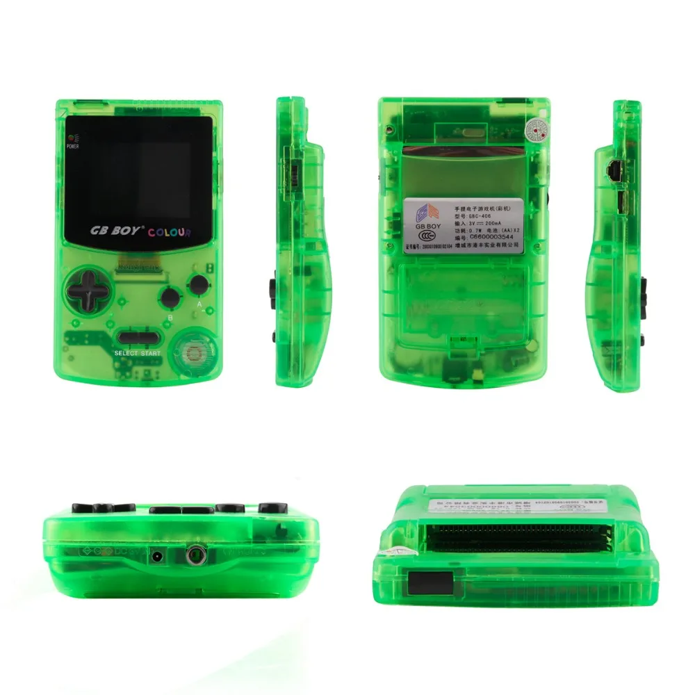 GB Boy цветной портативный игровой плеер 2," портативная Классическая игровая консоль с подсветкой 66 встроенных игр