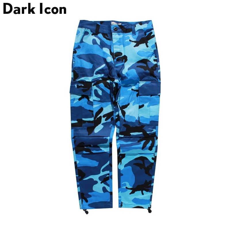 Camouflage Men's Cargo Pants Full Length 2017 Spring Multy Camo Hip Hop Pants Men Women Streetwear Toursers Men 8 Colors