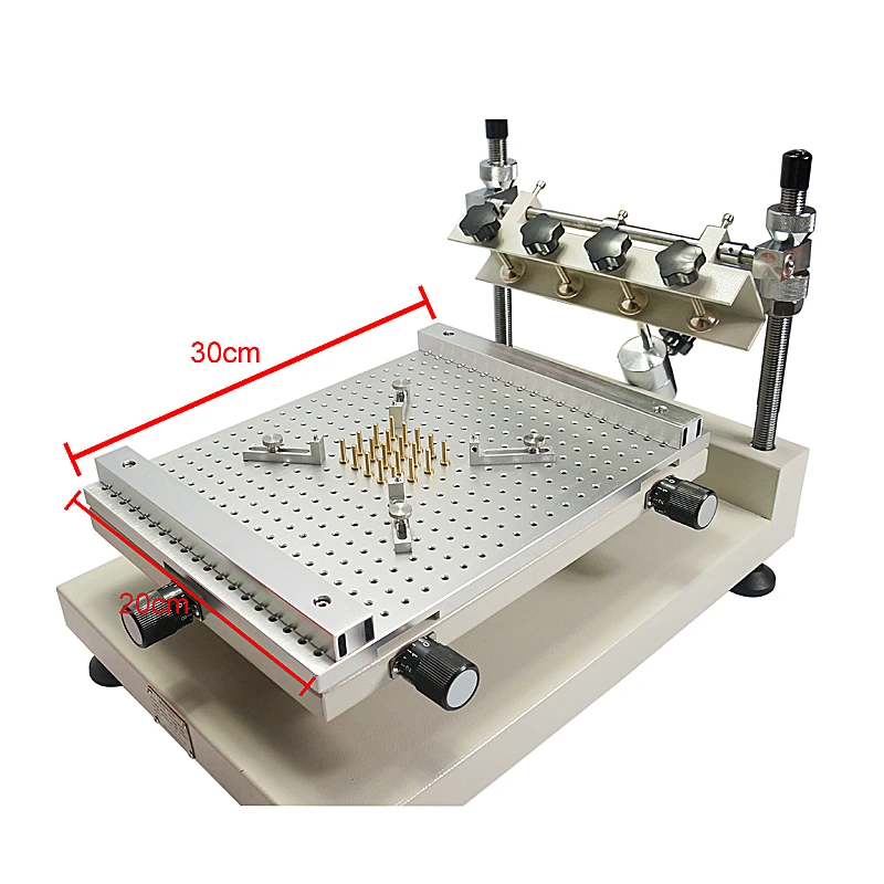 

Solder paste printer manual high precision silkscreen printer red glue printing machine
