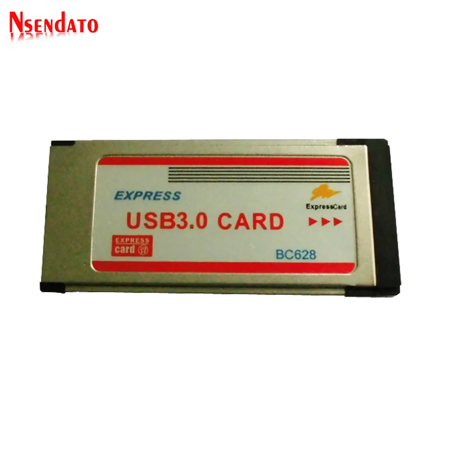BC628 Express Card 34 54mm to 2 Ports USB 3.0 Adapter Converter