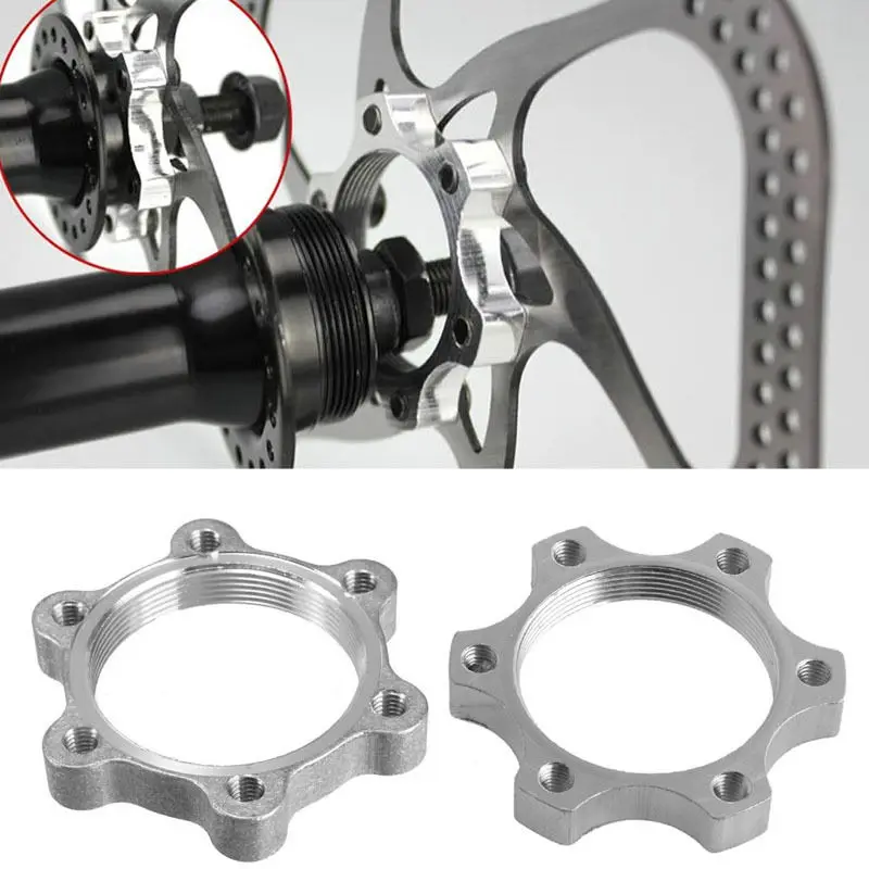 

New 2018 arrival Bike Bicycle Freewheel Threaded Hubs Disc Disk Brake Rotor 6 Bolt Flange Adapter F20