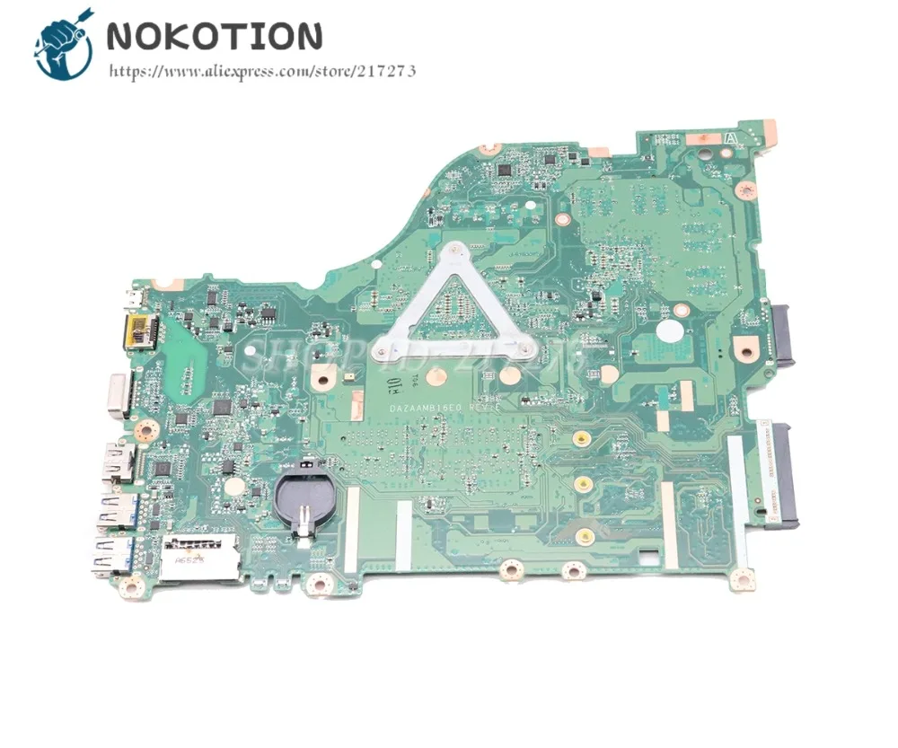 price reduction  NOKOTION NBGG711005 NBGD611005 For Acer aspire E5-575 E5-575G Laptop Motherboard DAZAAMB16E0 SR2ZU 