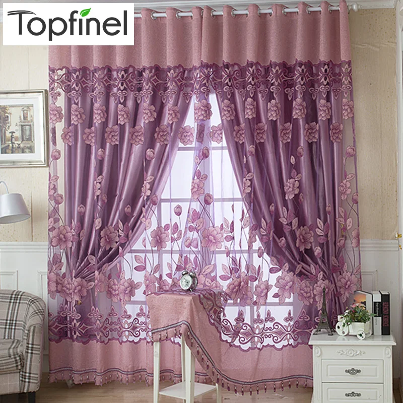 

Top Finel Hot Tulle in Translucidus Window Curtain Jacquard Embroidered Voile Sheer Curtains for Living Room the Bedroom Panel