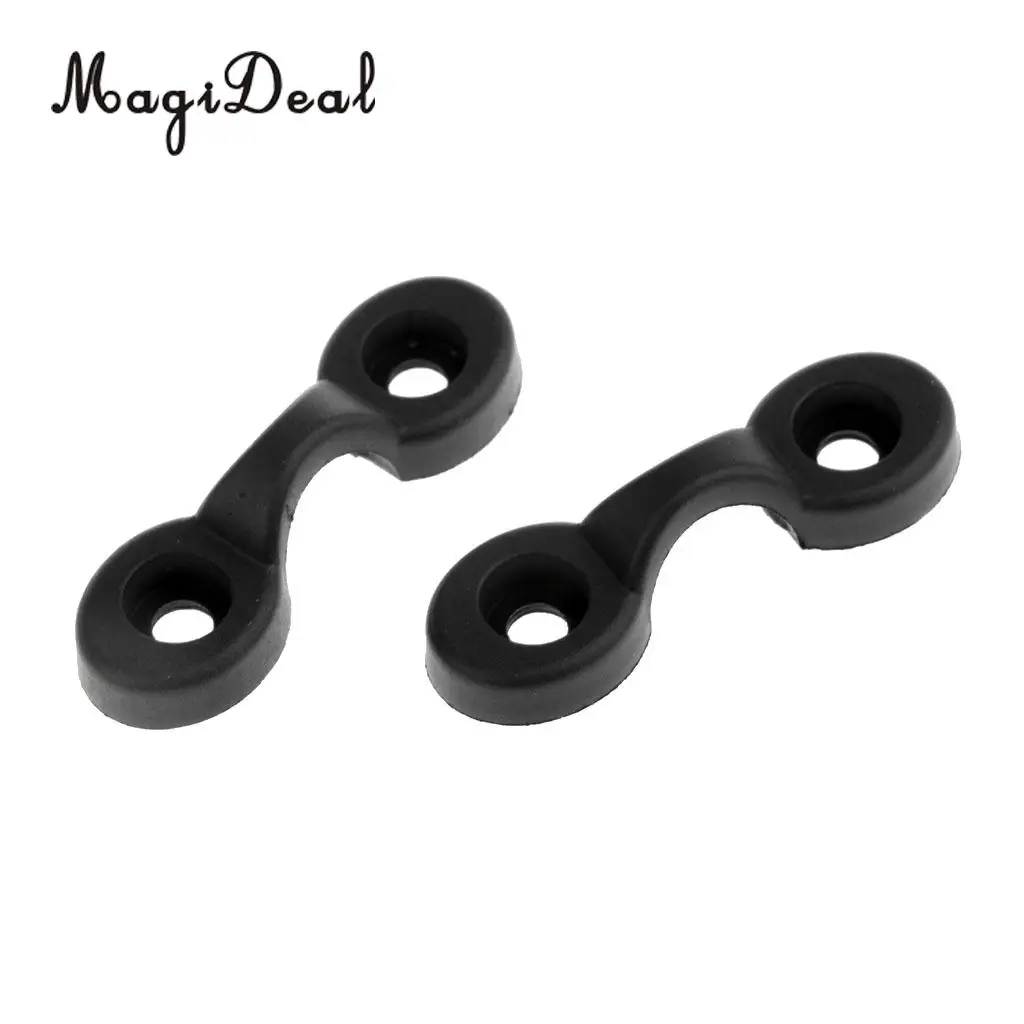 2Pcs Kayak Canoe Toggle Handle Carry Handle Pull Handle Cord Rope Boat Replacement Accessories with Deck Loops Pad Eyes Tie Down