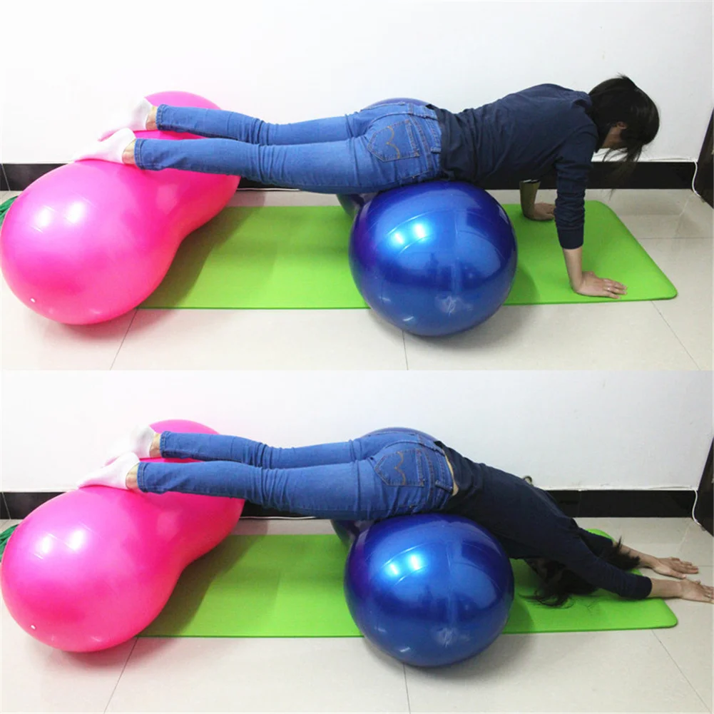 Sports Peanut Yoga Balls Bola Pilates Gym Balance Fitness Ball Exercise Pilates Workout Massage Ball 90x45cm