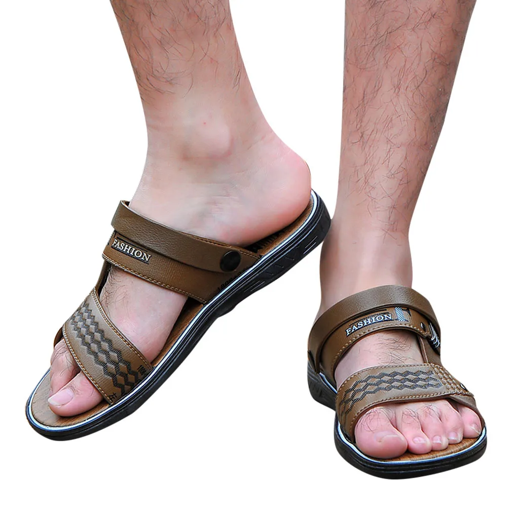 SAGACE 2020 Мужская модная открытая Летняя обувь с круглым носком спортивная на