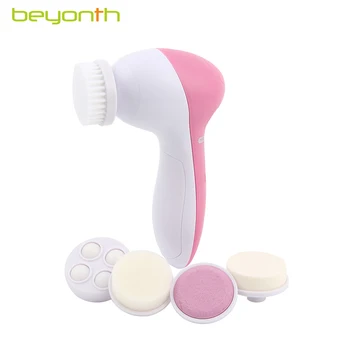 

BEYONTH 5 in 1 Electric Facial Pore Cleaner Cleaning Face Skin Care Brush Beauty Massager Free Shipping
