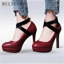 plus size 34-43 Fashion Women Pumps Platform High Heels Stiletto Sexy Evening Cross tied Ankle Strap Wedding Party Punk Shoes plus size 34-43 Fashion Women Pumps Platform High Heels Stiletto Sexy Evening Cross tied Ankle Strap Wedding Party Punk Shoes