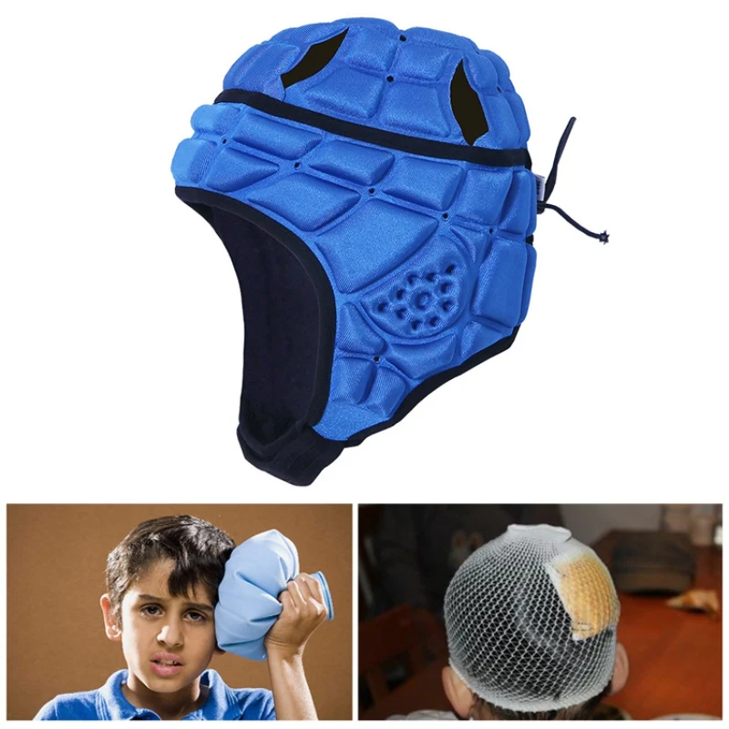 

Men's Football Soccer Goalkeeper Goalkeeper Kids Rugby Cap Headguard Head Protector Hat Child Roller