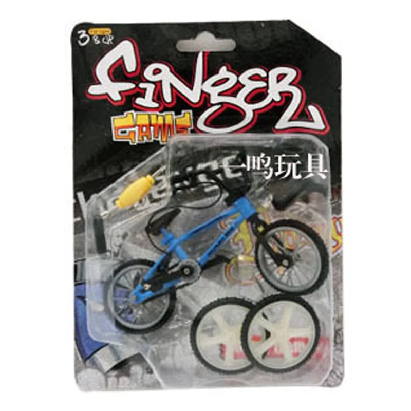 Игрушки для мальчиков Игрушки сплав Finger Bikes игрушка функциональный детский велосипед палец велосипед мини палец bmx игрушечный мотоцикл Мальчики Детский подарок на день рождения - Цвет: Синий
