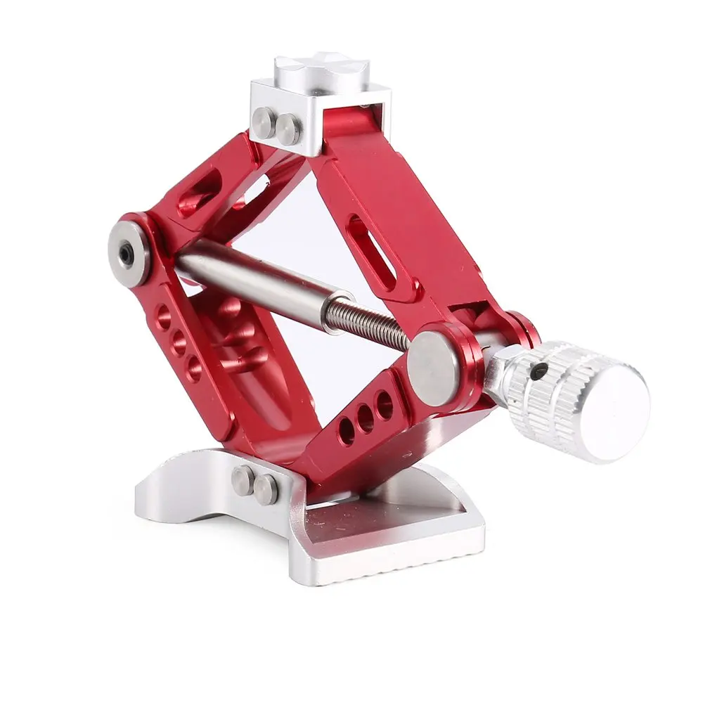 

OCDAY 6 Ton Aluminum Alloy Metal Adjustable Jack Stand Repair Rack for 1/10 Scale Off-road Crawler RC Car RC4WD D90 SCX10