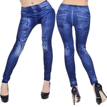 

Women Long Pencil Denim Pants Fashion High Waist Women Slim Skinny Leggings Jeans for Women Casual Slim Stretch Denim Jeans