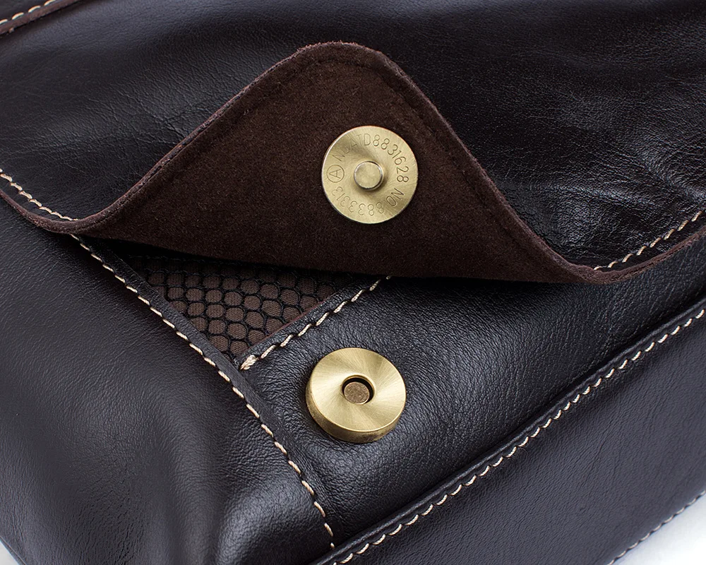Мода коровьей мужской Портфели натуральная кожа Для мужчин Дорожная сумка-мессенджер сумка Повседневное природных воловьей Бизнес