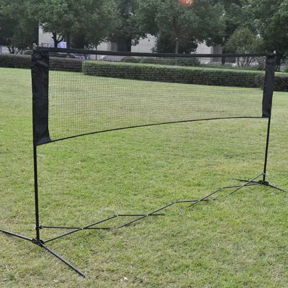 Tennis Volleyball Net,Portable Professional Training Standards Polypropylene Fiber Braided Badminton Net for Indoor or Outdoor Sports Garden Schoolyard Backyard Square Training 6.1mX0.76m