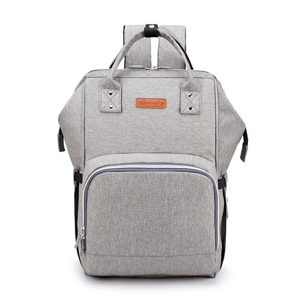 

2018 USB Charging Multi-function Mommy Backpack Interface Baby Diaper Bag Large Bag Baby Care Mummy Maternity Baby Nappy Bag
