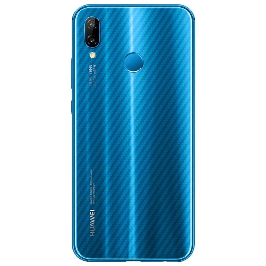 Защитная 3d пленка из углеродного волокна для задней панели экрана Huawei P20 Pro P10 Plus P9