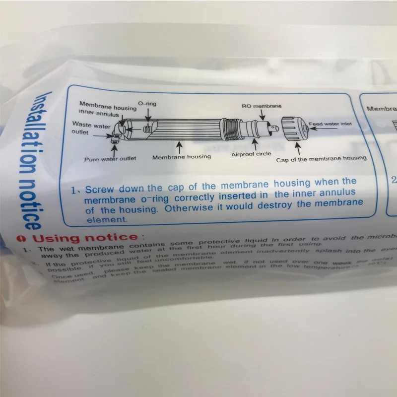 1 шт. ULP 1812-100 Акция 100 GPD Жилой RO мембранный фильтр для воды очиститель очистки для системы обратного осмоса