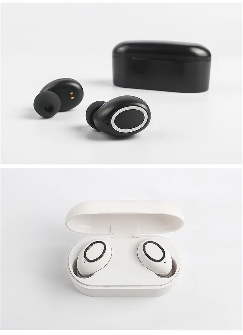 3D стерео звук Bluetooth V5.0 наушники портативный TWS беспроводной сенсорный наушник с зарядным чехлом Спорт бас гарнитура Автоматическое включение/выключение