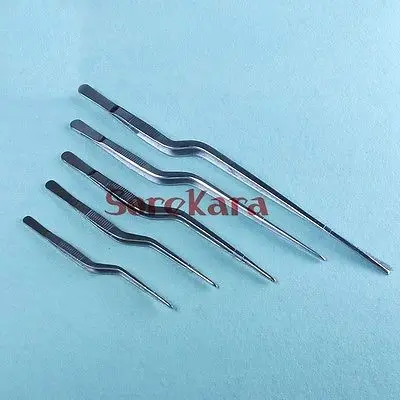 

20cm Stainless Steel Tweezer Spear Shaped Curved For Tissue Culture Lab Use
