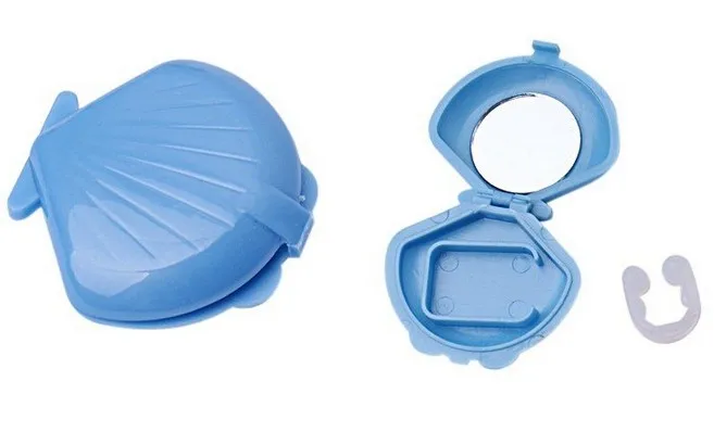 

Transparent silicone snorestop apparatus with mirror snore stopper healthy snore nose clip for personalcare tool