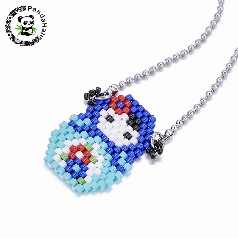 Ball Chains Anklets Bracelet for Women Leg Handmade Seed Beads Charm Summer Beach Party Foot Jewelry 9-5/8"