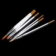 6 шт./компл. набор нейлоновых волосяных многофункциональный набор кистей для рисования ручка синий товары для рукоделия рисунок художественная ручка Краски рисовальная нейлоновая кисть Краски ing ручка