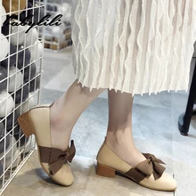 Женские сандалии обувь с квадратной бабочкой г. женская летняя Мягкая Повседневная обувь нескользящие балетки на плоской подошве женские милые стильные