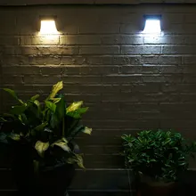 typ солнечный светильник, водонепроницаемый Солнечный настенный светильник, теплый и холодный дополнительный светильник, настенный светильник на солнечной батарее, поликремниевая лампа для забора