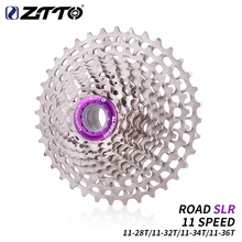 ZTTO дорожный велосипед 11 скоростей кассета 11-28T гравийный велосипед 11-36T 11 скоростей 11-34T Сверхлегкий K7 11V SLR 11s 11-32T CNC велосипед свободного хода