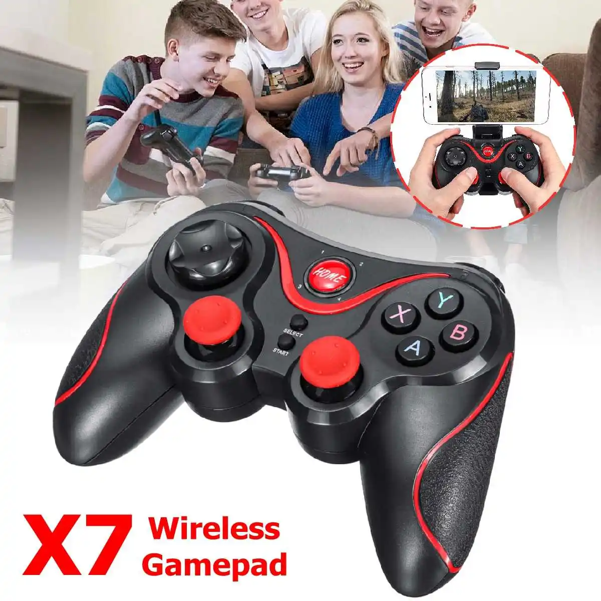 LEORY X7 bluetooth геймпад игровой контроллер для всех мобильных игр