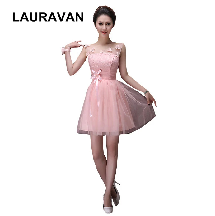 Encaje rosa vestido elegante corsé de dama de honor vestidos bonitos para  niñas barato vestido de baile de tul para boda fiesta|Vestidos para dama de  honor| - AliExpress