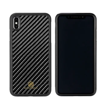 

Mcase Case For iPhone XR Case Cover Anti-Slide For iPhone XS XS MAX Case Back Cover Luxury Fashion Real Carbon Fiber Case