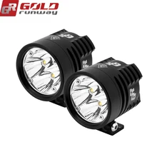 2PCS GOLDRUNWAY GR EXP4 Super Bright High Power 24W 3000 Lumens Motorcycle Led Light Spot White Headlight Working Light DC 12V
