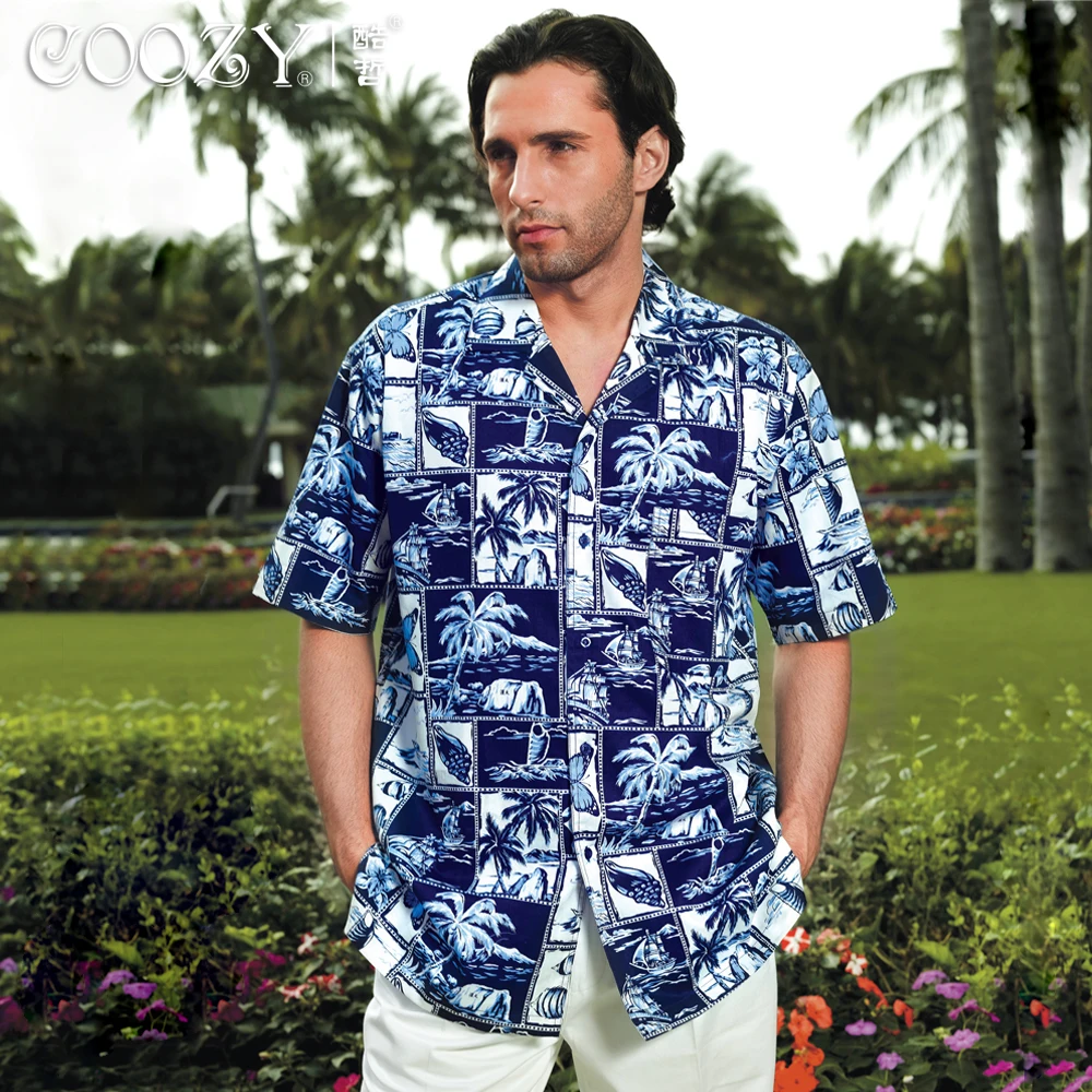 2013 Летняя Повседневная рубашка размера плюс Мужская рубашка с коротким рукавом модная мужская одежда гавайская рубашка 2XL 3XL