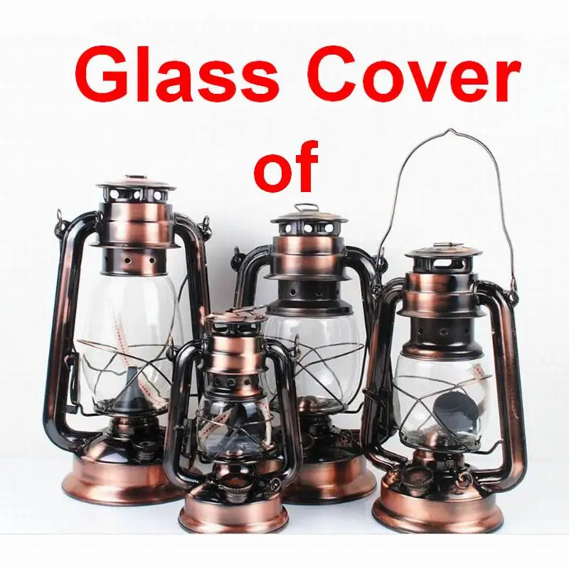 

1pc Glass Cover for Vintage Kerosene Lamp Mastlight Lantern Camping Lights Tent Light Emergency Portable 31mm 28mm 24mm or 20cm