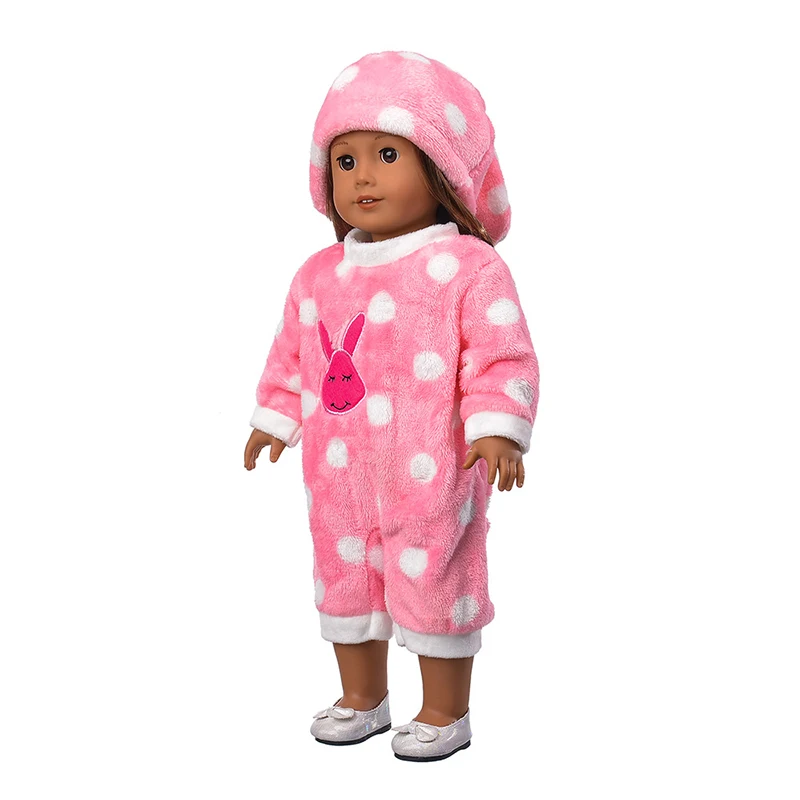 Кукла Talk Высокое качество ребенок 18 дюймов девочка мальчик кукла одежда синий розовый кролик шапка с заячьими ушами для Chirdern кукла аксессуары подарок