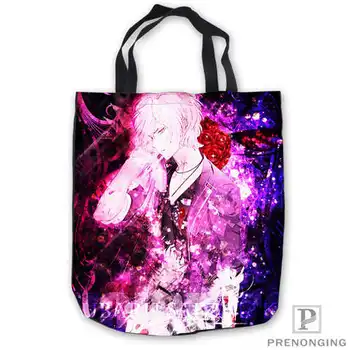 

Custom CanvasDiabolik.Lovers.-Haunted.ToteBags Hand Bags Shopping Bag Casual Beach HandBags Foldable 180713-08-15