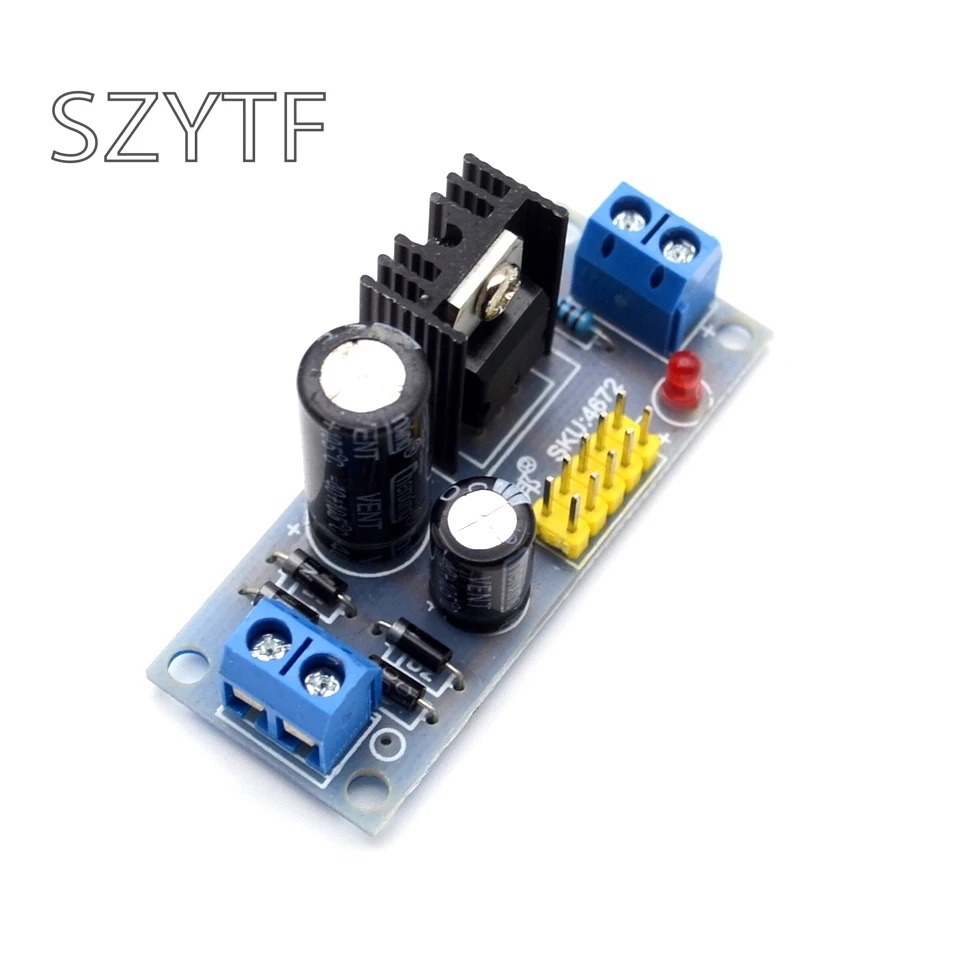 

1pcs LM7805 7.5V-35V to 5V Step Down Converter 1.2A Regulator Power Supply Module
