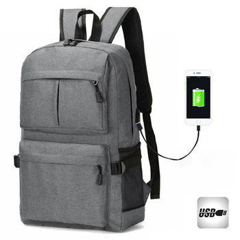 

USB Unisex Design Man Backpack for School Backpack Casual Rucksack Daypack Canvas Laptop Fashion School Bags for Teenage Girls