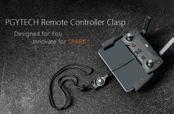 

PGYTECH Adjustable Remote Controller Clasp for DJI Spark Lanyard Hang Rope Sling Neck With Metal Hooks Spark Drone Accessories